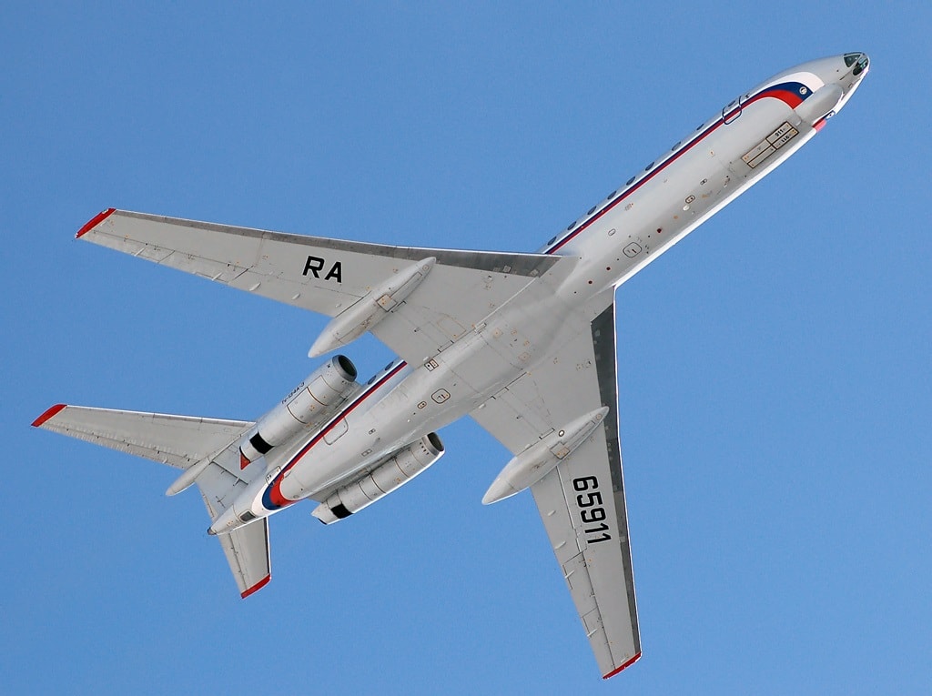самолет Ту-134АК, состав СЛО, руководство РФ